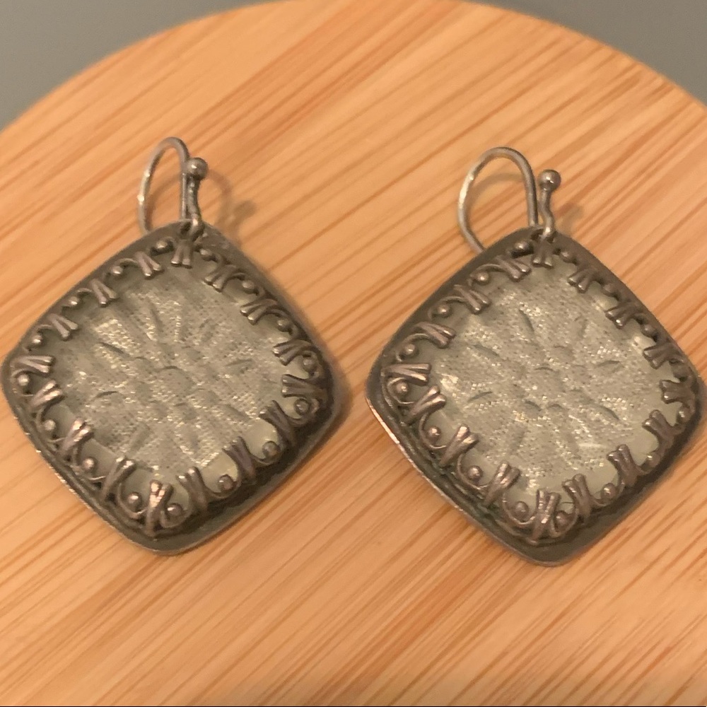 Vintage Anthropologie Sterling Silver Earrings